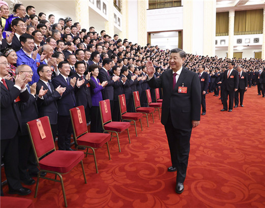 习近平等领导同志亲切会见出席党的二十大代表、特邀...